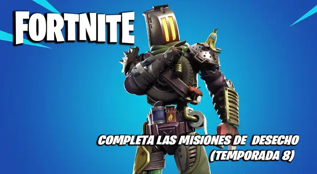Fortnite: completa las misiones de tarjeta perforada de Desecho