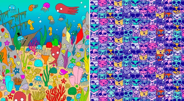 Reto visual: Encuentra el perro y al pez en la imagen en tiempo récord Reto visual: Encuentra el perro y al pez en la imagen en tiempo récord