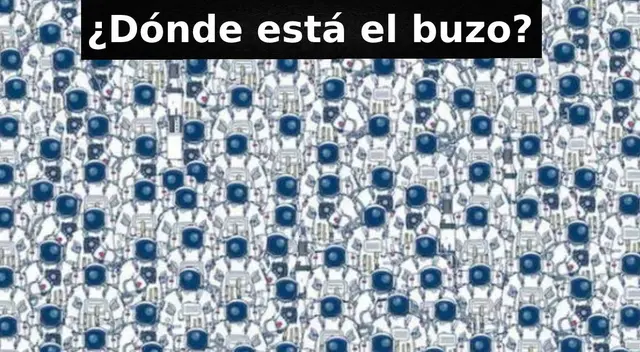 Reto visual: Encuentra al buzo que se escondido en 15 segundos