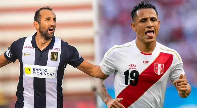 Hernán Barcos y Yoshimar Yotún Hernán Barcos y Yoshimar Yotún