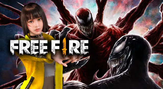 Free Fire: filtran colaboración con Venom y Carnage