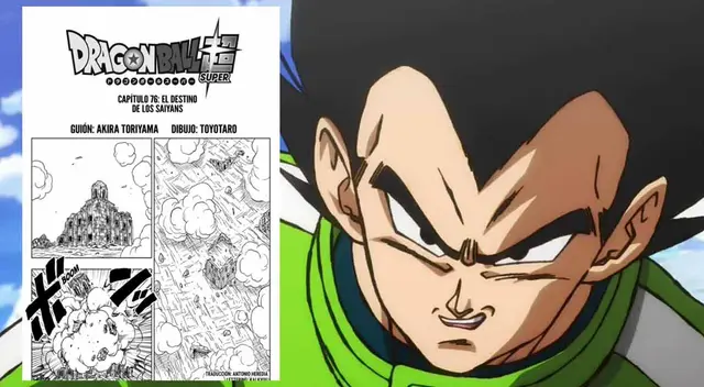 El manga 76 muestra el resultado de la batalla entre Vegeta y Granola