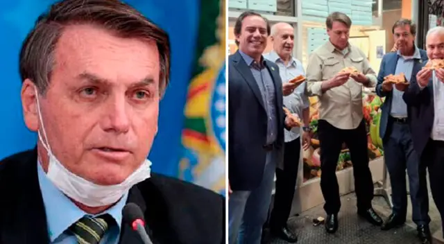 Jair Bolsonaro tuvo que comer en las calles de Nueva York por no estar vacunado