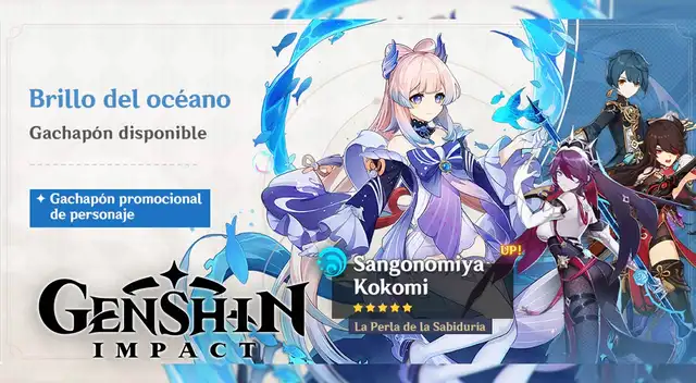 Genshin Impact: banner de Kokomi llega hoy al gachapón