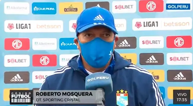 Roberto Mosquera, entrenador de Sporting Cristal Roberto Mosquera, entrenador de Sporting Cristal
