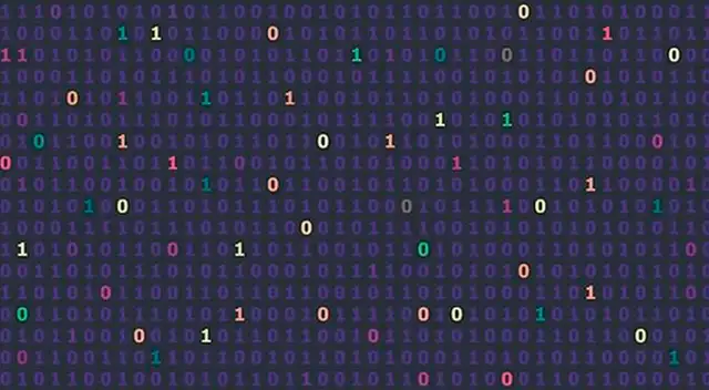 Reto visual - Nivel alto: Encuentra al número '1' de cabeza en esta imagen binaria