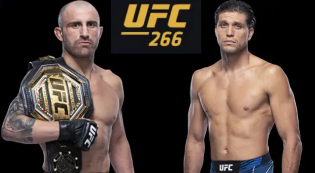 UFC 266, Volkanovski vs Ortega es la pelea estelar