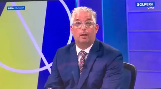 Diego Rebagliati, comentarista deportivo.