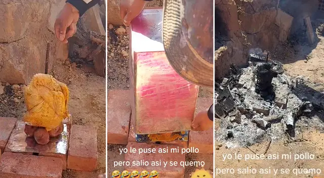 Joven quiso hacer pollo a caja china pero todo salió mal y resultado es viral en redes Joven quiso hacer pollo a caja china pero todo salió mal y resultado es viral en redes