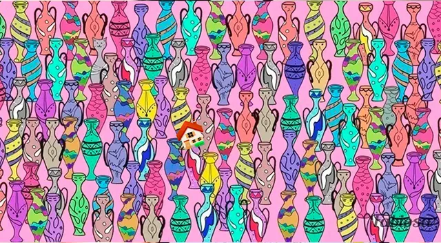 Reto visual: Encuentra al gato escondidos entre los jarrones en 15 segundos
