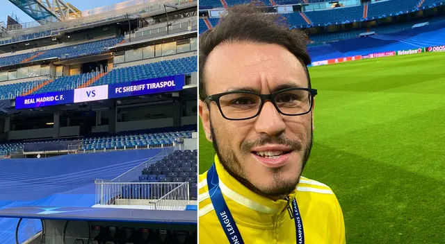 Gustavo Dulanto en el Santiago Bernabéu para duelo por Champions League ante Real Madrid Gustavo Dulanto en el Santiago Bernabéu para duelo por Champions League ante Real Madrid