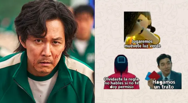 Cómo descargar stickers de El juego del calamar. Cómo descargar stickers de El juego del calamar.