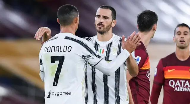 Cristiano Ronaldo y Leonardo Bonucci Cristiano Ronaldo y Leonardo Bonucci