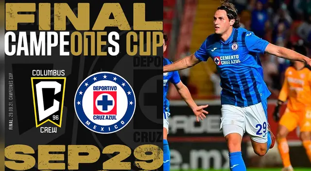 Cruz Azul vs. Columbus Crew este miércoles 29 de septiembre.