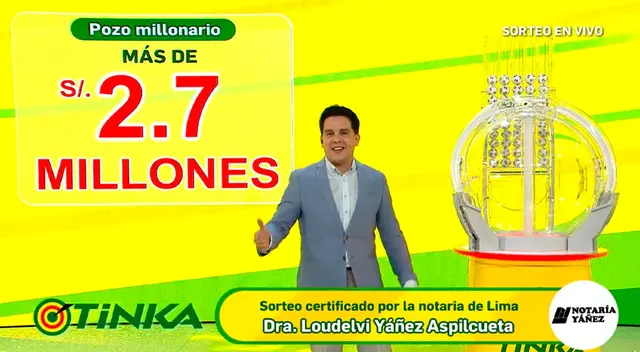 Conoce los resultados de La Tinka de este miércoles 29 de septiembre. Conoce los resultados de La Tinka de este miércoles 29 de septiembre.