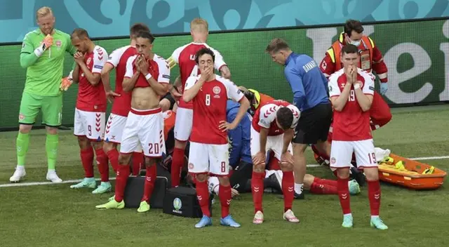 Eriksen sufrió un paro cardiaco en la Eurocopa 2020.