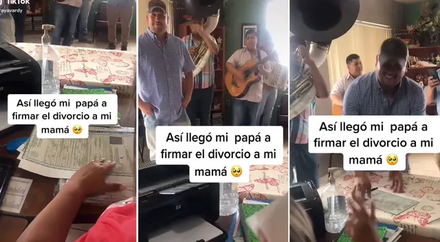 Hombre se vuelve viral en redes por llevar mariachis a registro civil para celebrar divorcio