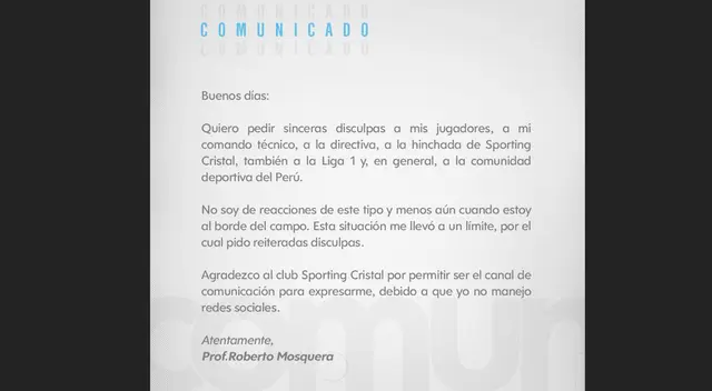 Roberto Mosquera Cristal Cienciano Gerardo Ameli