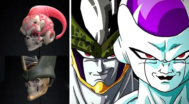 Dragon Ball: Imágenes hiperrealista muestran los cráneos de lo villanos de la serie