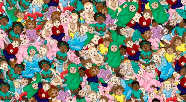 Reto visual: Encuentra al único bebé dormido de la imagen en tan solo 30 segundos Reto visual: Encuentra al único bebé dormido de la imagen en tan solo 30 segundos