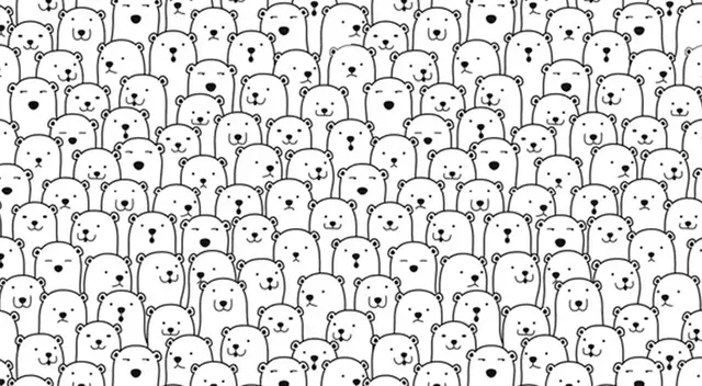 Reto visual: Ubica al fantasma oculto entre los pandas en tan solo 30 segundos Reto visual: Ubica al fantasma oculto entre los pandas en tan solo 30 segundos