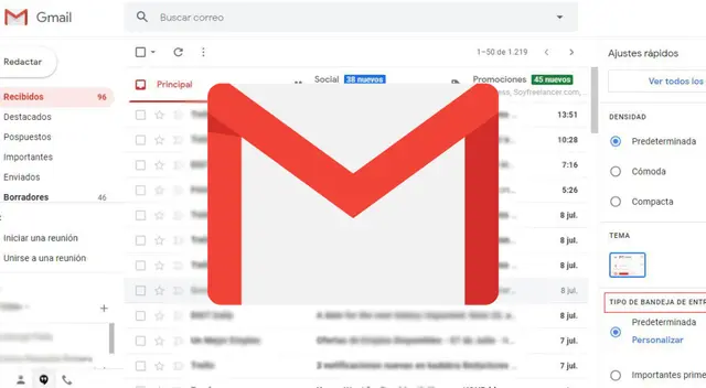 Aprende a personalizar la bandeja de entra de tu correo Gmail Aprende a personalizar la bandeja de entra de tu correo Gmail