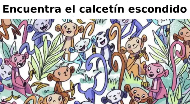 Reto visual: Ubica al objeto camuflado en la imagen en 15 segundos