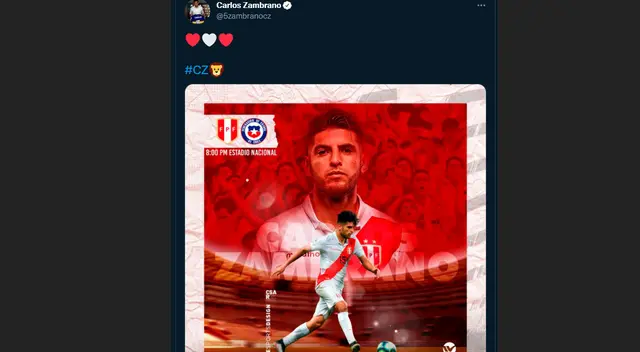 Peru vs Chile alineaciones confirmadas Zambrano titular