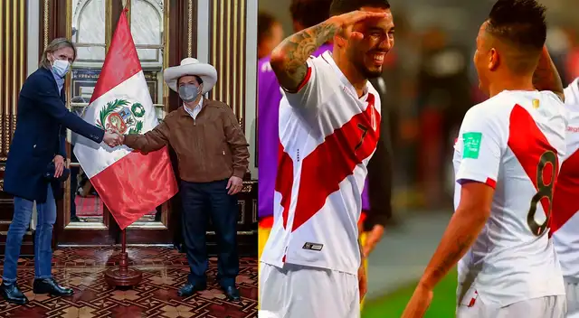Pedro Castillo saludó a la selección peruana