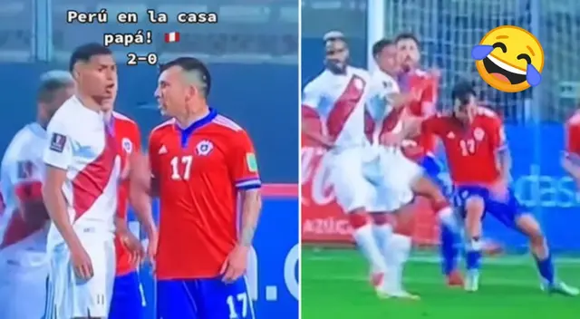 TikTok: parodia de la patada de Marcos López a Gary Medel es viral TikTok: parodia de la patada de Marcos López a Gary Medel es viral