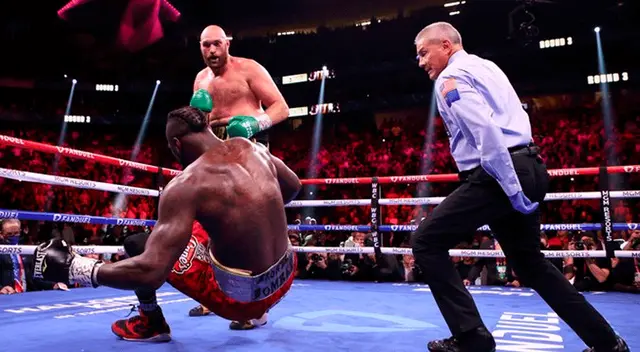 En una electrizante pelea, el británico Tyson Fury derrotó a Deontay Wilder por TKO