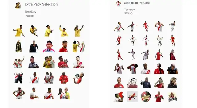 Stickers de la Selección Peruana