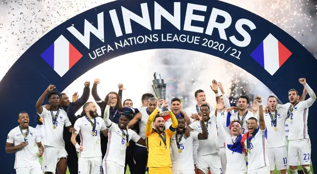 Francia es campeón de la Liga de Naciones. Francia es campeón de la Liga de Naciones.
