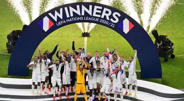 Francia se proclamó campeón de la Liga de Naciones. Francia se proclamó campeón de la Liga de Naciones.