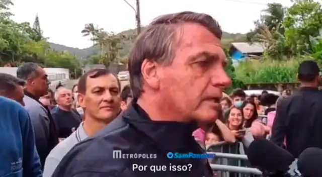 Jair Bolsonaro no pudo ingresar a estadio por no estar vacunado. Jair Bolsonaro no pudo ingresar a estadio por no estar vacunado.