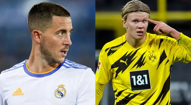Eden Hazard podría abaratar el fichaje de Erling Haaland