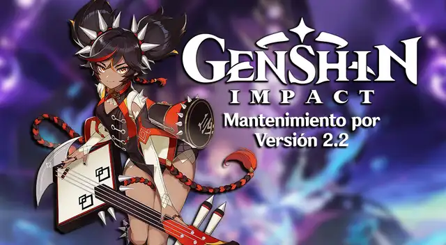 Genshin Impact versión 2.2: horario mantenimiento de servidores