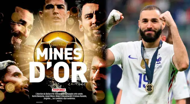 Karim Benzema en los favoritos a ganar Balón de Oro 2021 Karim Benzema en los favoritos a ganar Balón de Oro 2021