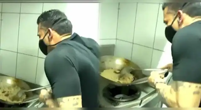 Christian Domínguez se olvida de prender la hornilla al cocinar Christian Domínguez se olvida de prender la hornilla al cocinar