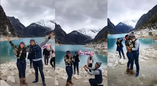 TikTok: sujeto realizó pedida de mano a su novia en el Nevado Huascarán TikTok: sujeto realizó pedida de mano a su novia en el Nevado Huascarán