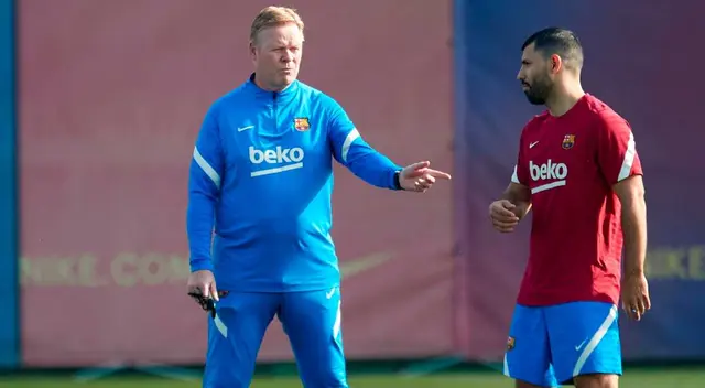 Sergio Agüero la principal novedad en la convocatoria de Koeman Sergio Agüero la principal novedad en la convocatoria de Koeman