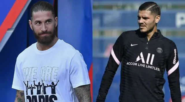Sergio Ramos y Mauro Icardi ausentes de entrenamientos a un día del PSG vs RB Leipzig