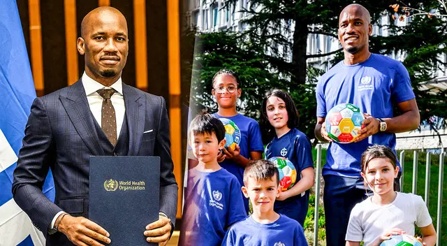 Didier Drogba embajador de la OMS