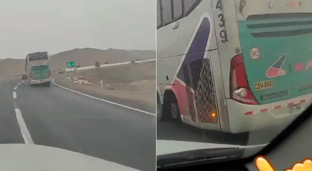 Bus de CIVA viaja sin llanta. Bus de CIVA viaja sin llanta.