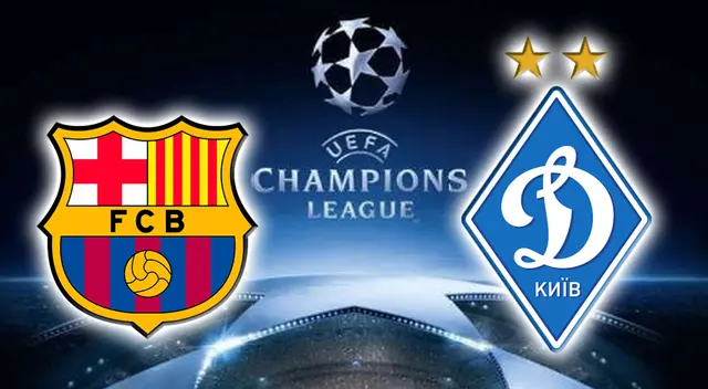 El Camp Nou será escenario del Barcelona vs. Dinamo Kiev.