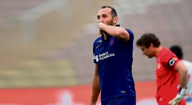 Hernán Barcos, delantero de Alianza Lima Hernán Barcos, delantero de Alianza Lima