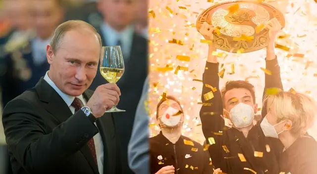 Vladimir Putin saludó a los campeones de Dota 2.
