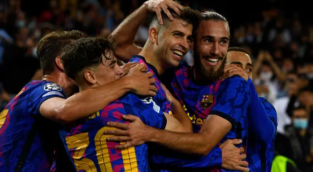 Barcelona ganó por primera vez en la Champions League 2021-22.