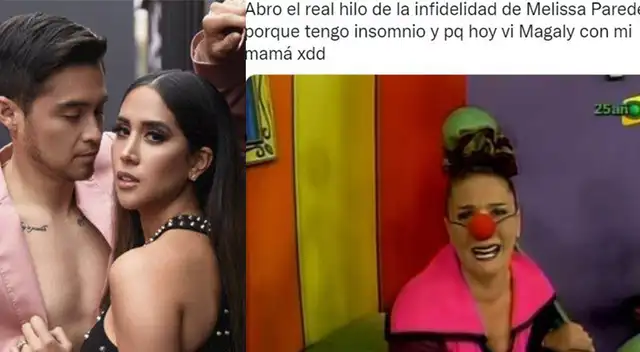 Hilo en Twitter para resumir la historia de Melissa Paredes y el 'Gato' Cuba