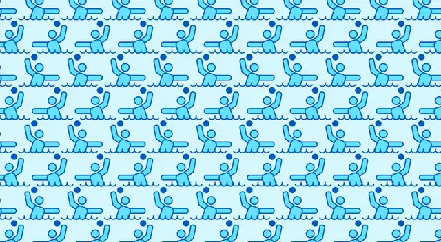 Reto visual: Localiza a los jugadores de waterpolo sin balón en 30 segundos